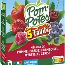 POM'POTES - 5 fruits rouges sans sucres ajoutés - 4 x 90 g thumbnail 1