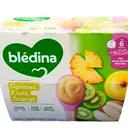 Compote pomme kiwi ananas Blédina 4 x 100 g thumbnail 1