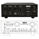 AHUJA AMPLI DPA-370 30W - Amplificateur PA 30W avec Lecteur Digital Intégré thumbnail 1
