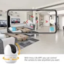 Imou - Caméra IP Wi-Fi intérieur 5MP Panoramique et inclinaison pour une couverture à 360° | Détection humaine | Suivi intelligent | Vision nocturne | Mode privé - IPC-K2EP-5H2W thumbnail 6