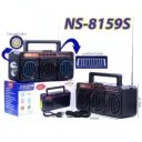 Radio Portable NNS NS-8159S avec Bluetooth et Solaire thumbnail 1