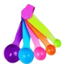 Lot de 5 Cuillères Doseuses Colorées thumbnail 1