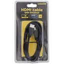 Câble Max - HDMI avec Ethernet, 1.8mm compatible écrans 4K - Noir thumbnail 1