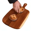 Planche Présentoir en Bois – Support Pratique pour Légumes et Aliments thumbnail 1