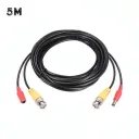 Câble coaxial RG59 BNC + DC - 5M thumbnail 1