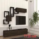 Table Téléviseur Ens TV Unit Rebab Marble 4CARTONS Noir T720 thumbnail 1