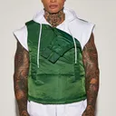 NOVAMEN - Gilet matelassé Detroit Velcro - Vert taille XL thumbnail 1