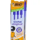 Stylos bille Cristal Original bleus Bic x4 thumbnail 1