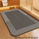 Tapis de Bain – Gris Foncé 40 x 60 cm thumbnail 1