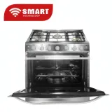 Cuisiniere Smart Technology 5FEUX 80X60 Inox STC-8060C thumbnail 3