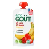 GOOD GOÛT -  Purée de fruits bio fraise banane dès 4 mois - 120g thumbnail 1