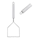 Presse-purée manuel en acier inoxydable – Ustensile robuste et facile à nettoyer thumbnail 1