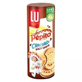 Biscuits fourrés au chocolat au lait Croc Sablé Pepito LU Le paquet de 294 g thumbnail 1