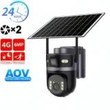 Caméra solaire FOSVISION PTZ 4G 6MP avec double objectif thumbnail 1