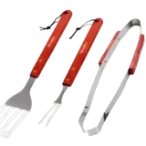 Set Barbecue Decakila 3 Pièces - Acier Inoxydable et Bois thumbnail 1