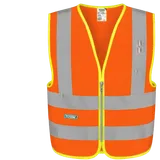 Gilet de Sécurité Haute Visibilité orange fluorescent thumbnail 1