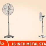 Ventilateur sur pied Decakila - Entièrement chromé thumbnail 3