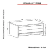 Table Basse Maggie Orta Sehpa B105 thumbnail 3