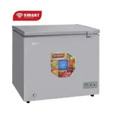 Congelateur Smart Technology Horizontal 320LITRES Avec Vitre Gris STCC400H thumbnail 1