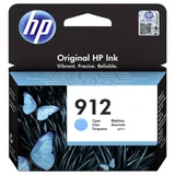 Cartouche d'encre HP 912 cyan (3YL77AE), 315 pages thumbnail 1