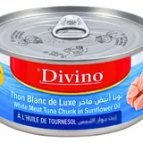 Thon miettes à l'huile de tournesol Divino 185 g thumbnail 1