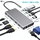 Convertisseur Type-C vers HDTV 12 en 1 R SCAR RS-TCHD12IN1 thumbnail 1