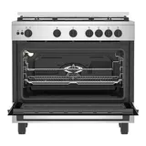 Cuisiniere Beko 5 feux 90X60 à Gaz Inox BGGR11125GX thumbnail 2