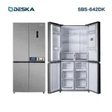 Refrigerateur Deska Side By Side 4PORTES Inverter Gris SBS642DK thumbnail 1