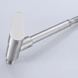 Robinet mural de cuisine 2058 en acier inoxydable 304 thumbnail 5