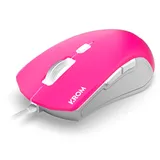 Krom - Krom 3 IN 1 GAMING COMBO clavier Souris incluse Jouer USB QWERTY Rose, Blanc thumbnail 3