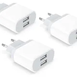 Lot de 3 Chargeurs USB Double Prise - 2.1A / 5V thumbnail 1