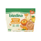 Blédina – 4 Coupelles Pommes, Poires & Mandarines Dès 8 Mois – 4 × 100 g thumbnail 1