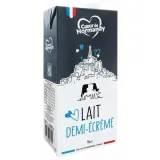 Lait Demi-ecreme Coeur de Normandie - 1L thumbnail 1