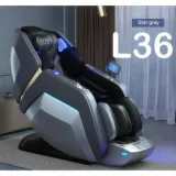 Chaise de massage 4D L36 - Gris thumbnail 1