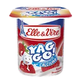 ELLE & VIRE - Yaourt Fraise YAGGO - 125 g thumbnail 1