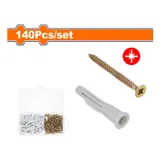 Kit 140 Vis et Chevilles - Fixation Longue 4x50mm thumbnail 3