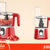 Mini Robot Culinaire Sans Fil 1,25L - (Rouge) thumbnail 3