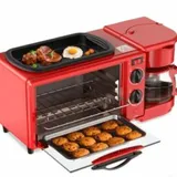 Mini Four Decakila 9 litres Electrique avec Grille 3 en 1 Rouge KEEV003R thumbnail 2