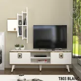 Table Téléviseur Kornelya Unit White T803 thumbnail 1