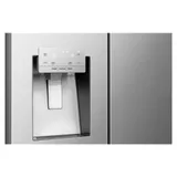 Refrigerateur Hisense Side By Side 4PORTES 628L Avec Fontaine Inox Inverter Wifi RS82WS4SB thumbnail 3