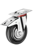 Roulette Pivotante à Frein 4" (100mm) - Charge 70kg - WJL3343 thumbnail 1
