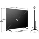 Televiseur Hisense 75" LED Smart Vidaa 4K UHD 75A6Q thumbnail 2