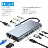 Convertisseur R SCAR RS-TCHD11IN1 - Type-C to HDTV 11 en 1 thumbnail 1