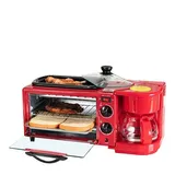 Mini Four Decakila 9 litres Electrique avec Grille 3 en 1 Rouge KEEV003R thumbnail 3