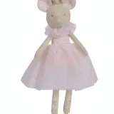 Peluche Souris Princesse - Rose thumbnail 1
