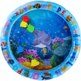 Tapis de jeu interactif pour chat avec conception de poissons flottants thumbnail 1