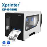 Xprinter XP-G480E - Imprimante d'autocollants de codes barres industrielle de 4 pouces thumbnail 1