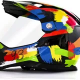Casque Tout-Terrain avec Visière Homologué DOT – XL thumbnail 1