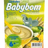 BABYBOM - Céréales 3 fruits - 200g thumbnail 1