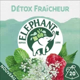 ELEPHANT-Infusion detox fraicheur reine des prés menthe poivrée framboise & feuille d'Ortie 20 sachets thumbnail 1